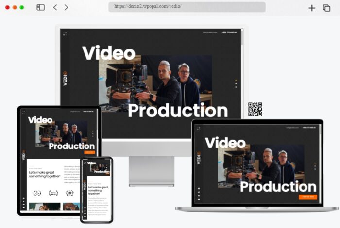 vedio video production wordpress theme