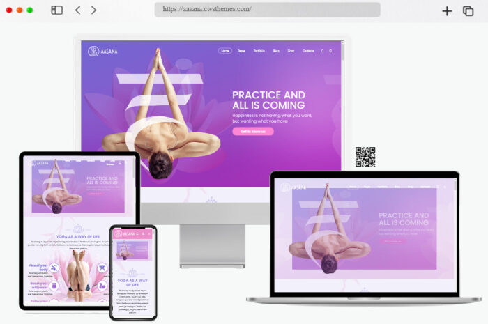 aasana yoga wordpress theme