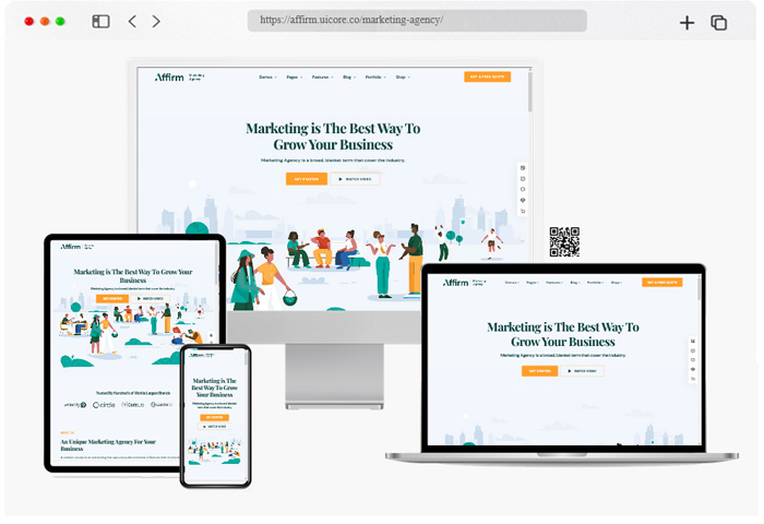 affirm marketing digital agency wordpress theme