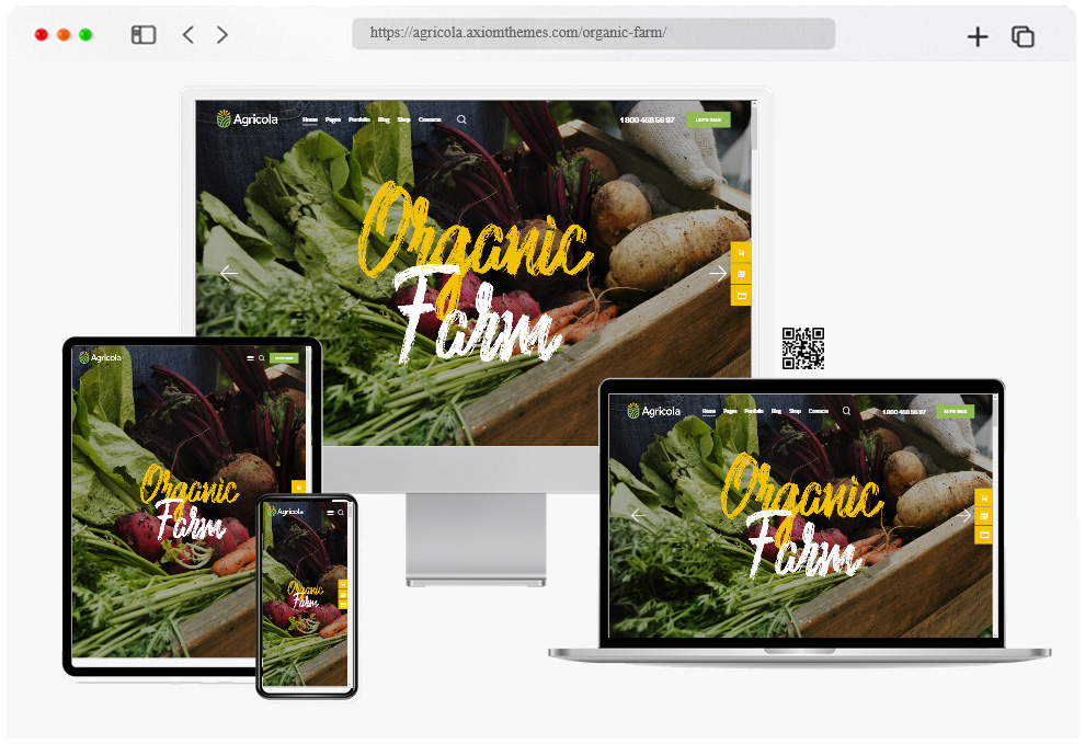 agricola organic farm wordpress theme