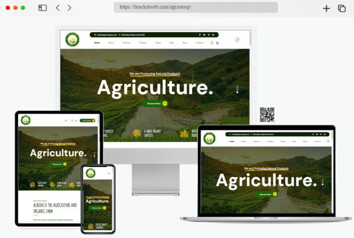 agrion agriculture farm farmers wordpress theme