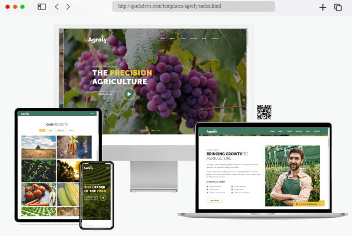 agroly agriculture food html template
