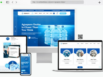 aguapure drinking water company html template