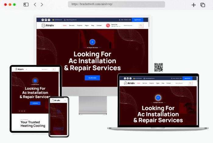 airslv heating air conditioning wordpress theme