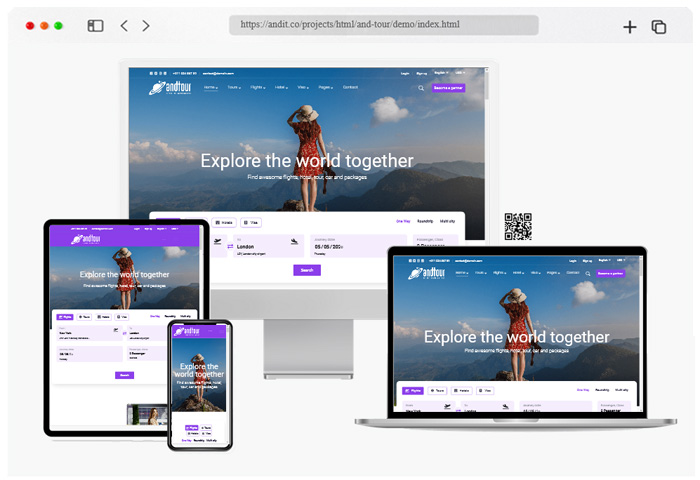 andtour travel agency html template