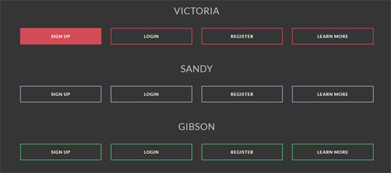 animated css buttons