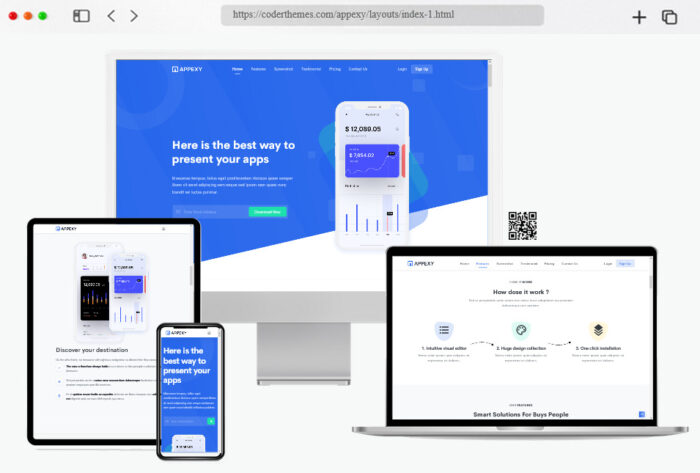 appexy product launch landing page template