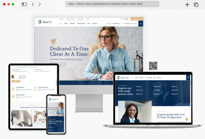 attorco legal website theme