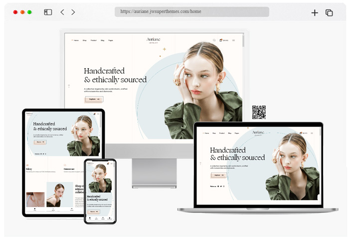 auriane WooCommerce jewelry theme