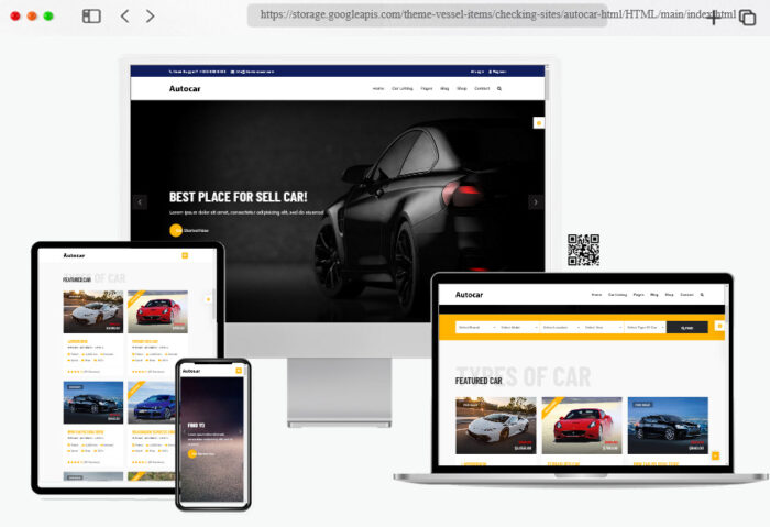 auto car automobile html template