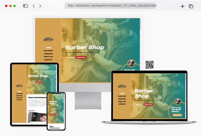 barber shop template