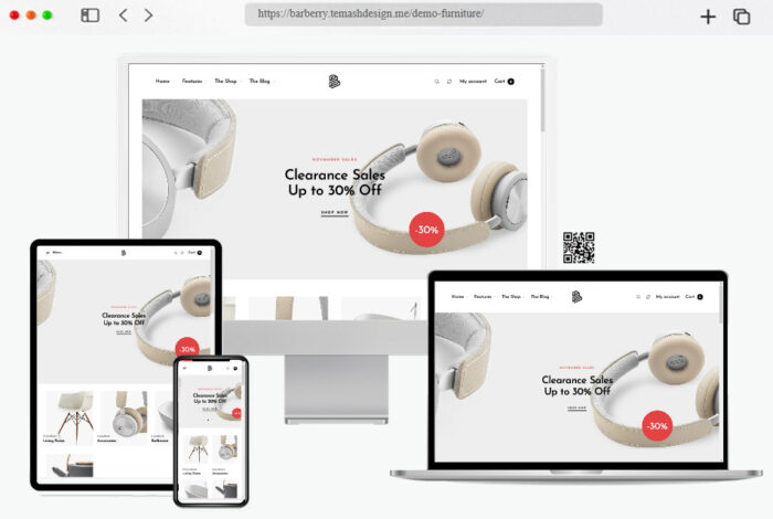 barberry modern furniture woocommerce theme