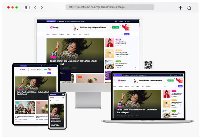benqu news magazine wordpress theme