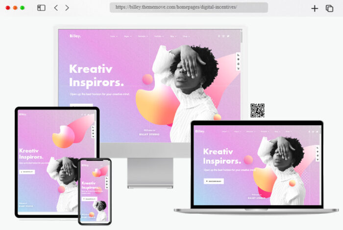 billey creative elementor portfolio themes