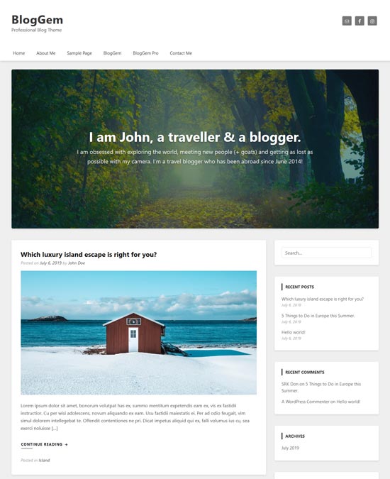 90+ Best Free Responsive WordPress Themes 2020 - freshDesignweb