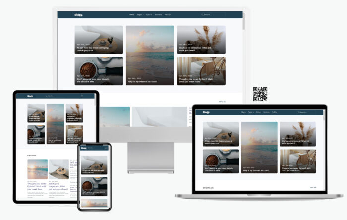 blogy personal blogging responsive website template