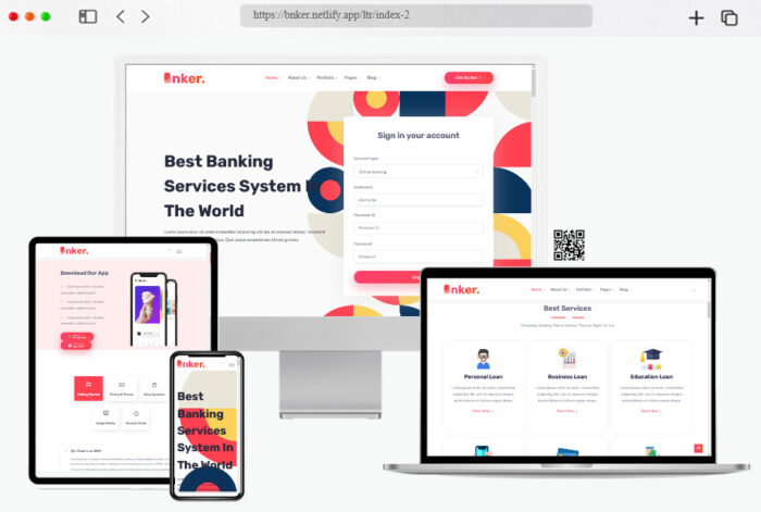 bnker banking loan html templates