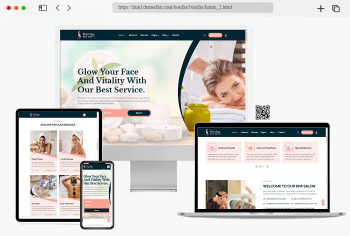 bonfax spa salon html template