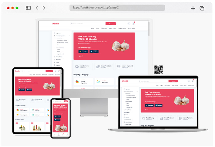 bonik react ecommerce template