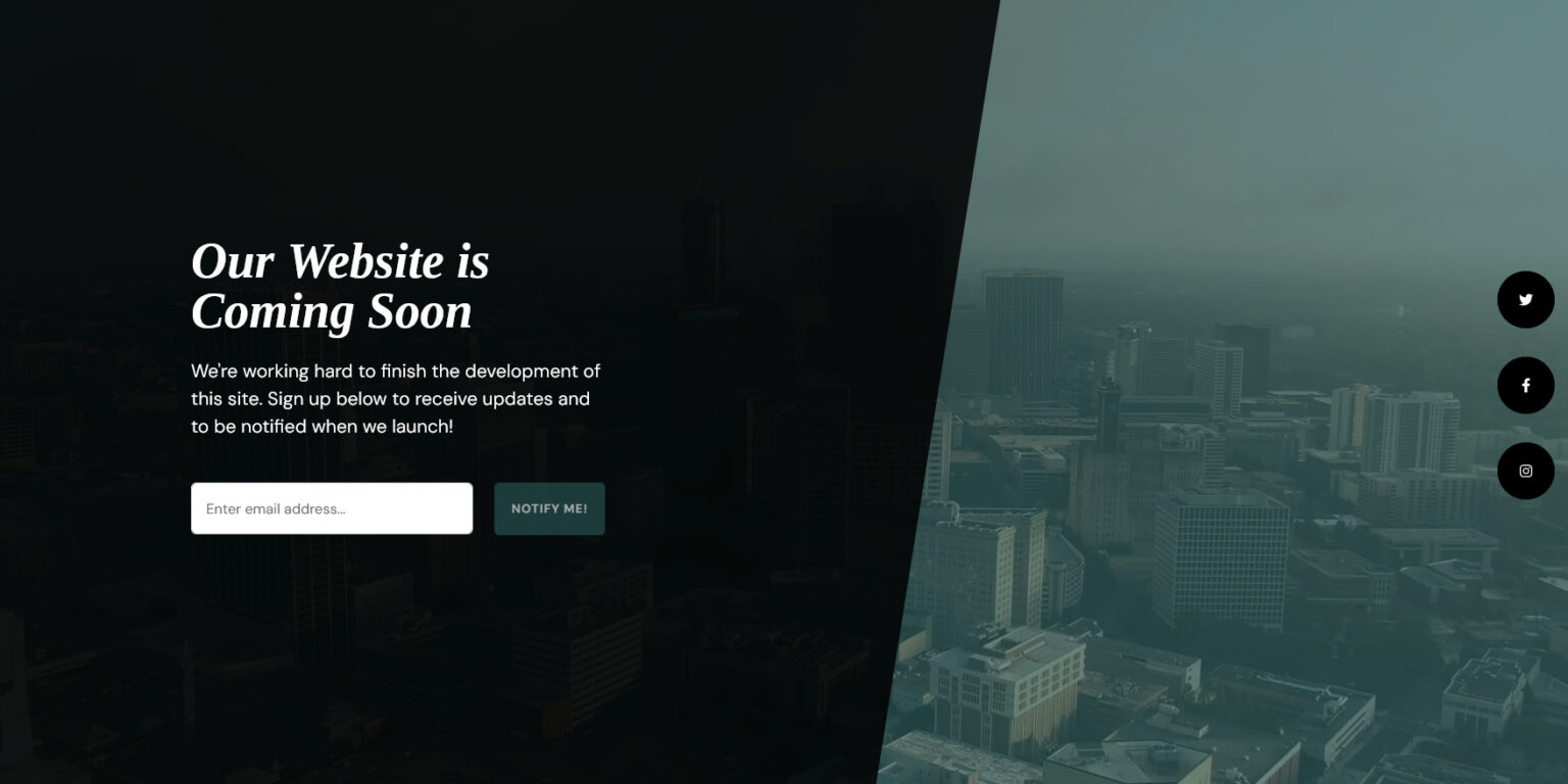 30+ Best Free Coming Soon HTML Website Templates 2025 - freshDesignweb