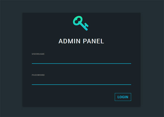 bootstrap login page