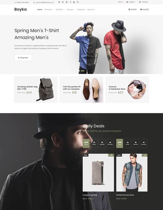 boyka fashion prestashop theme