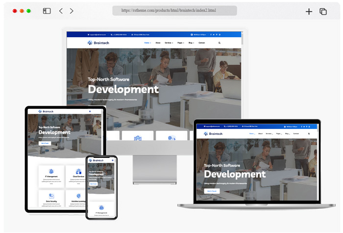 braintech technology it solutions html template