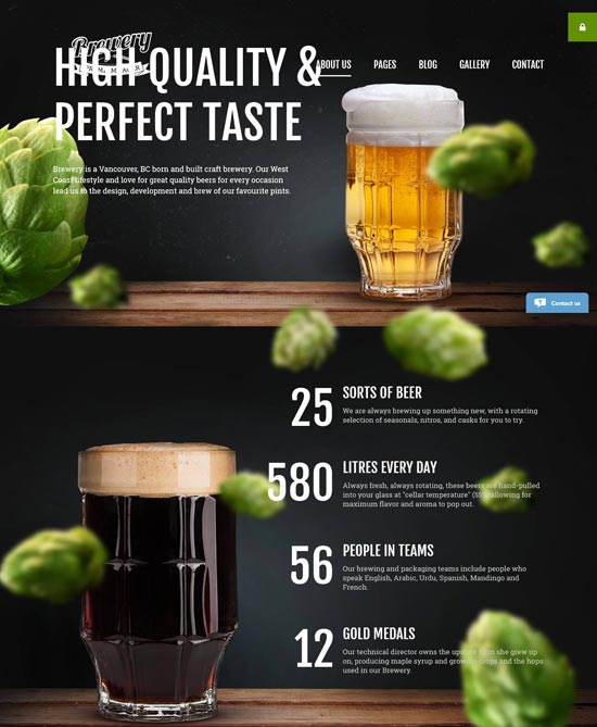 20 Best Brewery Beer Website Templates 2023 freshDesignweb