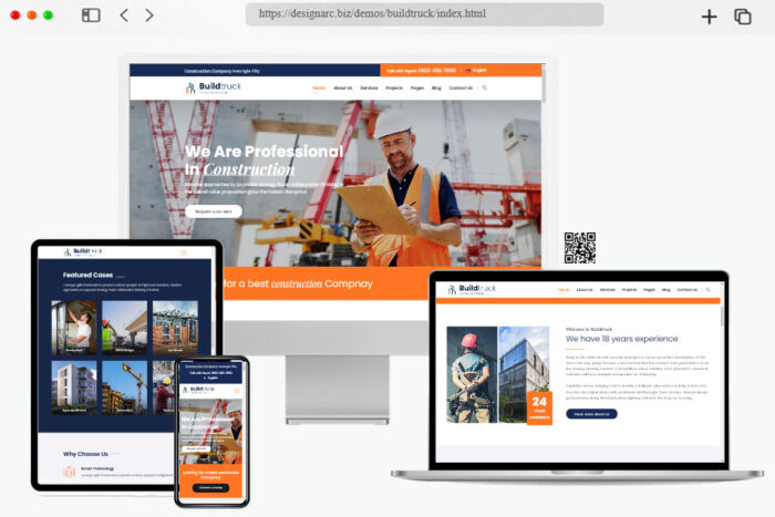 buildtruck contractor website designs