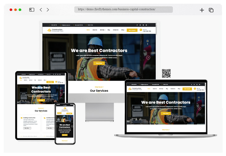 business capital construction theme