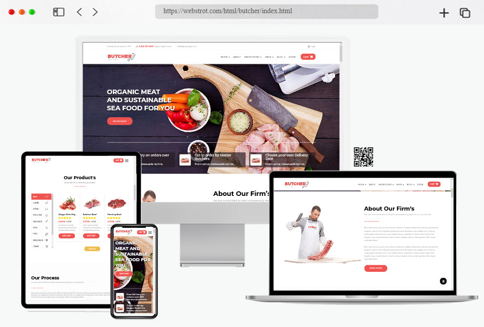 9 Best Meat Shop Website Templates 2024 FreshDesignweb