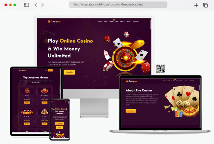 casinous seo friendly gaming theme