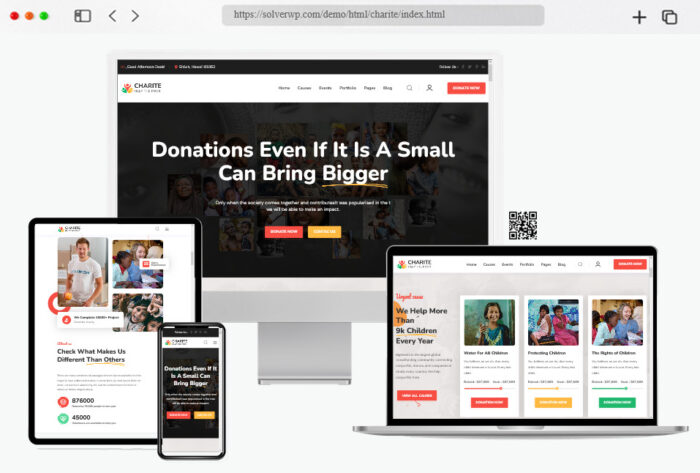 charite non profit charity html template