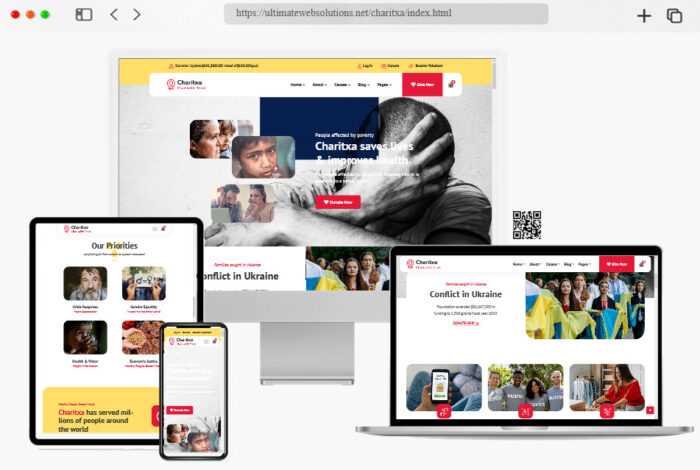 charitxa nonprofit html template