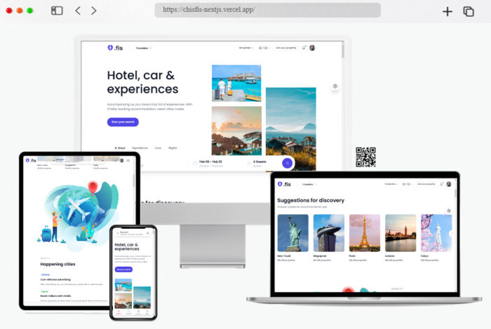 chisfis online travel booking template