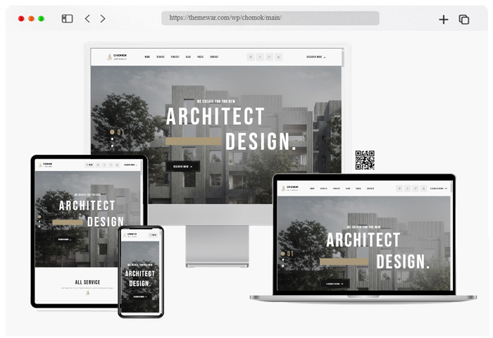 chomok architecture wordpress theme