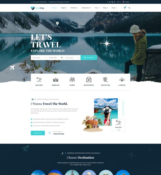 ciyatrip tour travel hotel booking html template