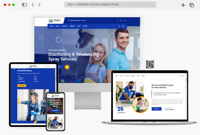 cleanu cleaning services template