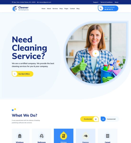 cleener cleaning services