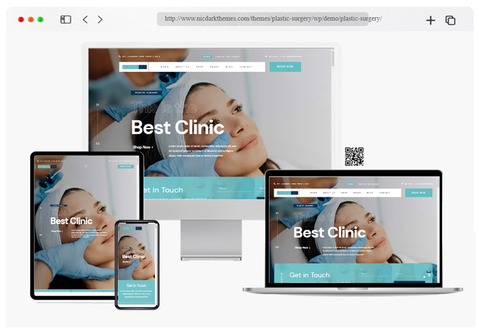 clinical cosmetic surgery WordPress theme