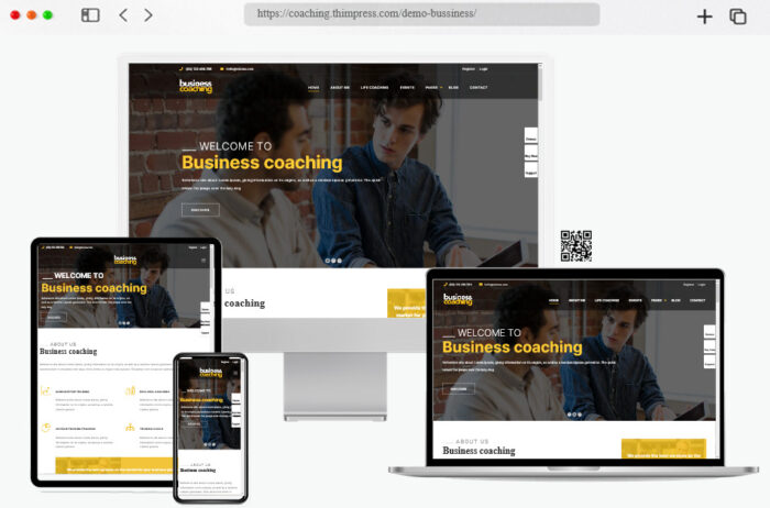 coaching business coach wordpress theme