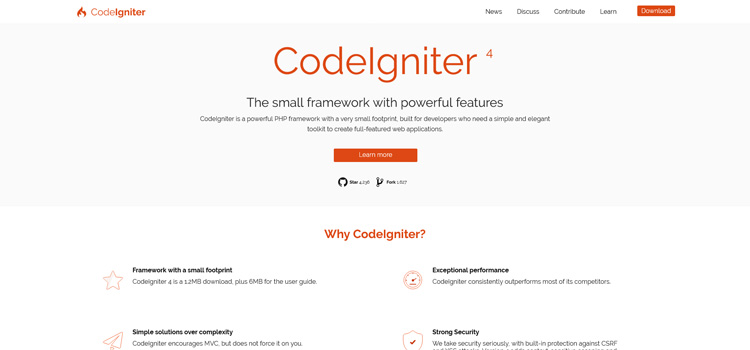 codeigniter framework