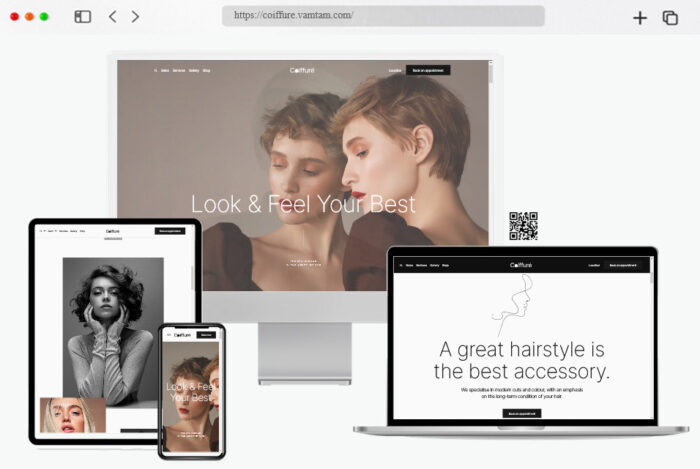 coiffure customizable hair salon themes