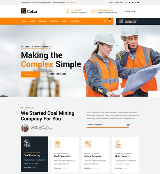 colza mining industry