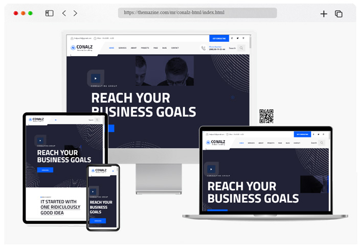 conalz business consulting html template
