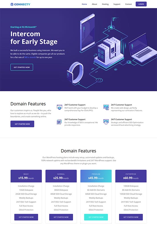 50+ Best Hosting WordPress Themes 2022 - freshDesignweb