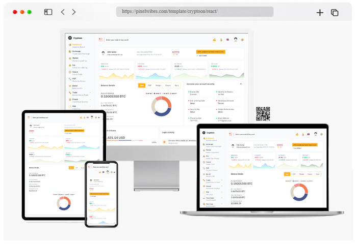 cryptoon crypto react admin template