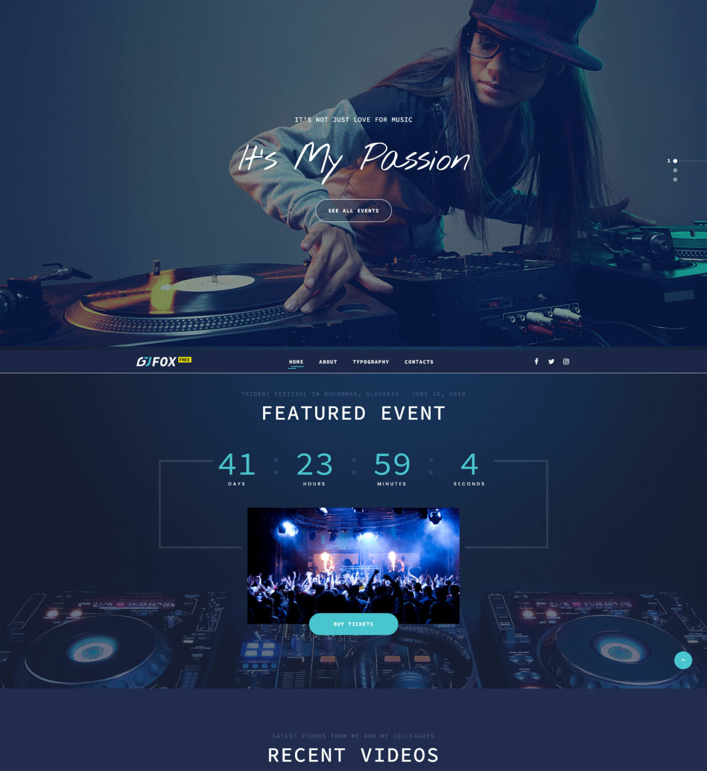 30 Best Music Website Templates Free & Premium freshDesignweb