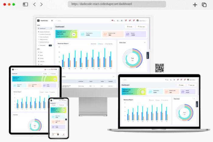 dashcode laravel dashboard template