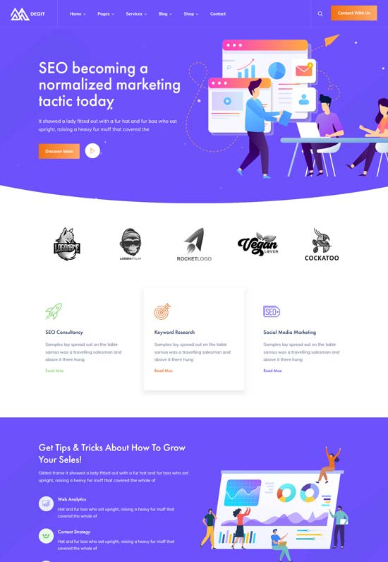 degit seo digital wordpress theme